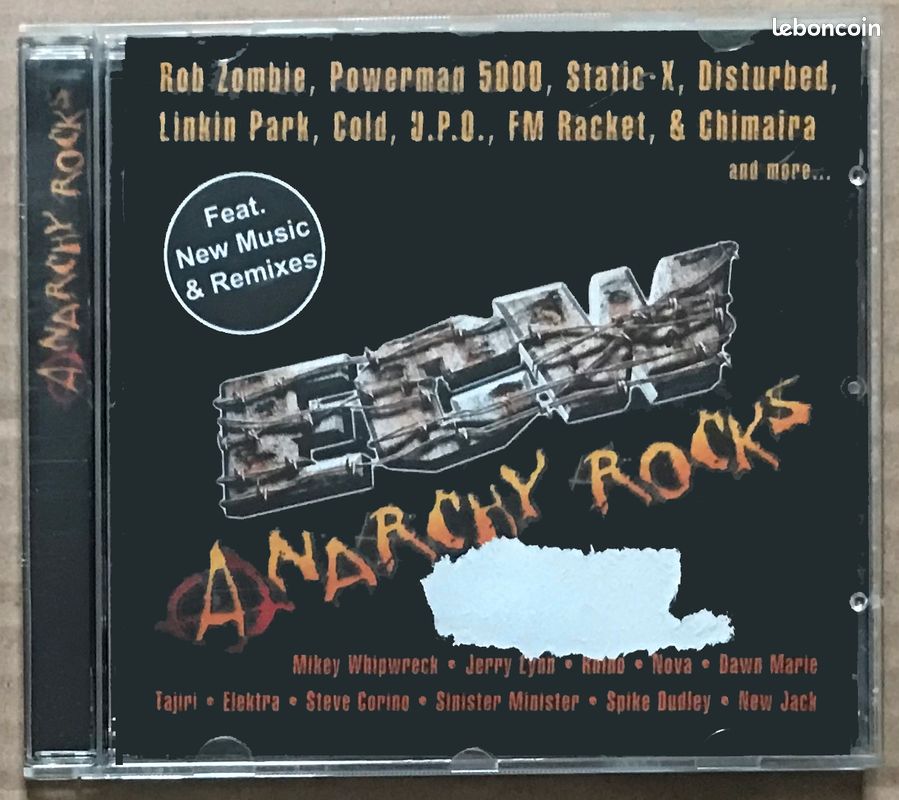 CD - Various Artists : ECW Anarchy Rocks (image 1)