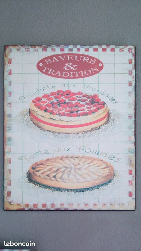 Plaques métalliques décoration de cuisine/ boulangerie vintage (image 3)