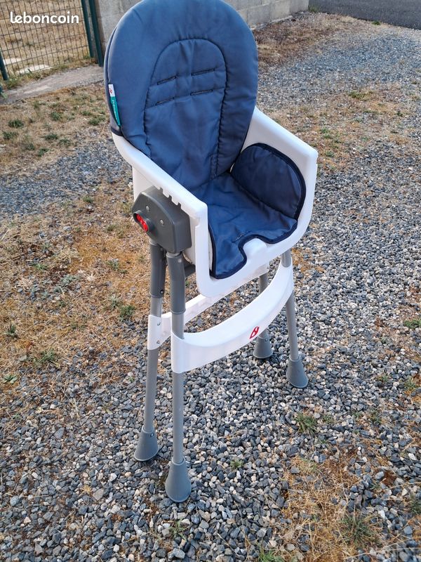 Chaise haute Orchestra Premaman Basic. Housse bleue (image 5)