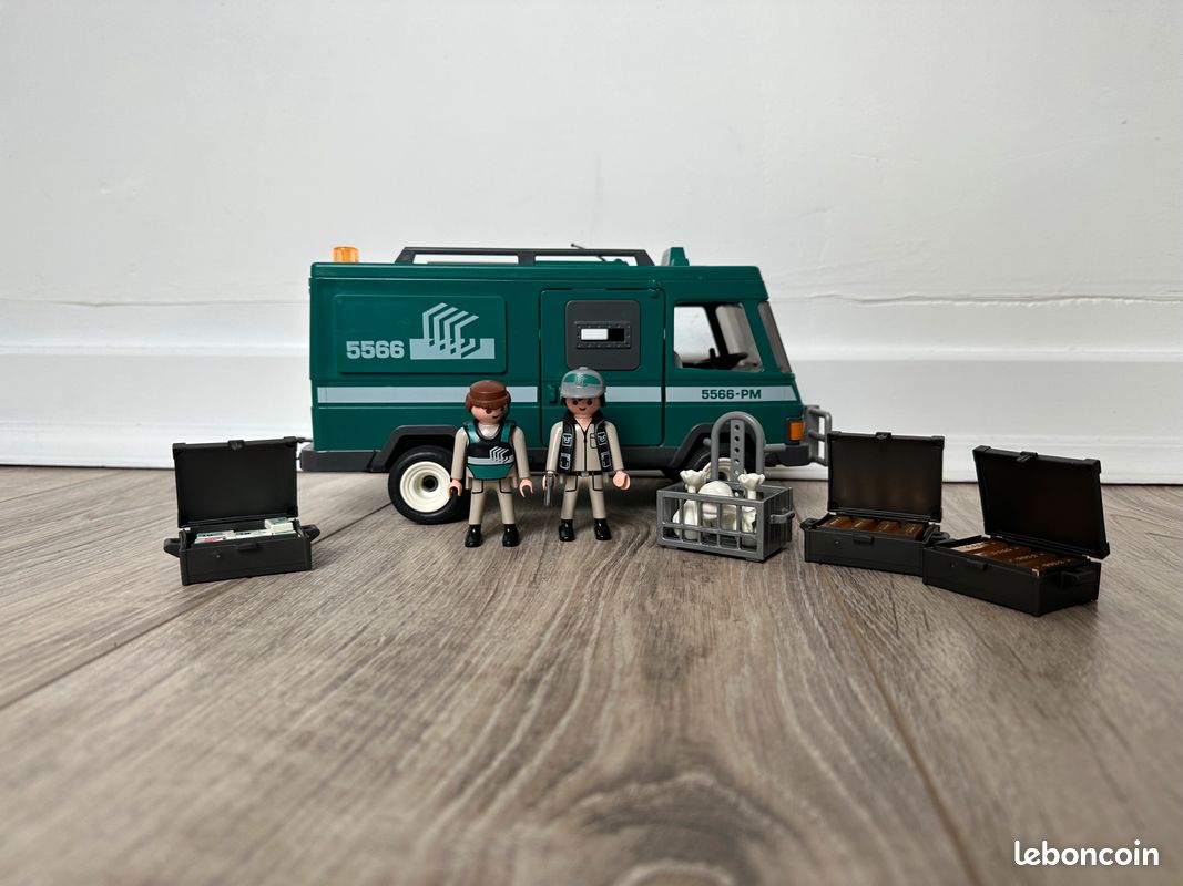 Pièce Détachée Playmobil 5566 : Convoyeur De Fonds à Monter (modèle D'occasion)
