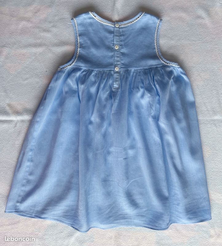 Robe d'été Charabia, fille 4 ans, bleu ciel (image 4)