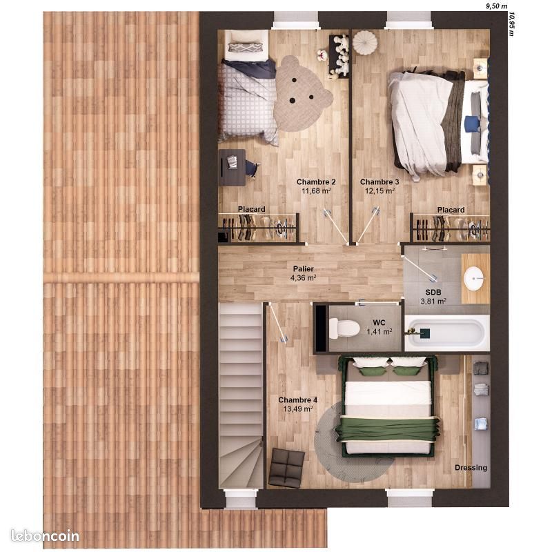 Maison 6 pièces 111 m² (image 10)