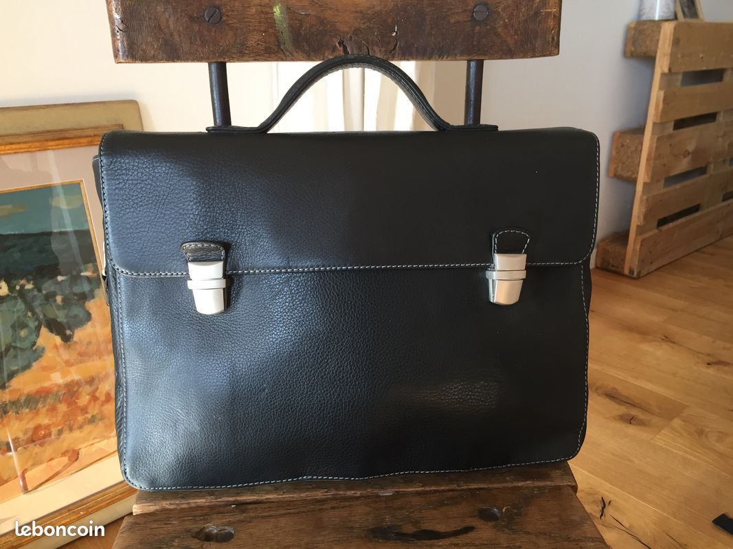Porte document en cuir MANFIELD (image 1)