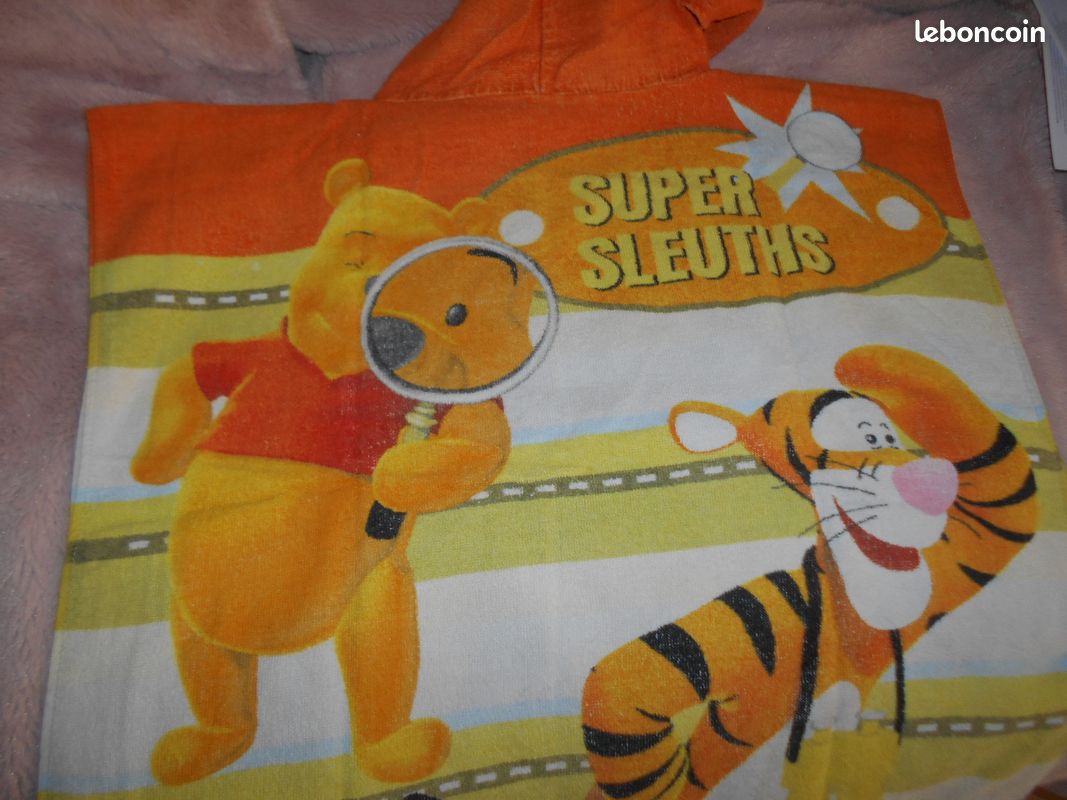 Disney sortie de bain serviette poncho avec capuche (image 3)