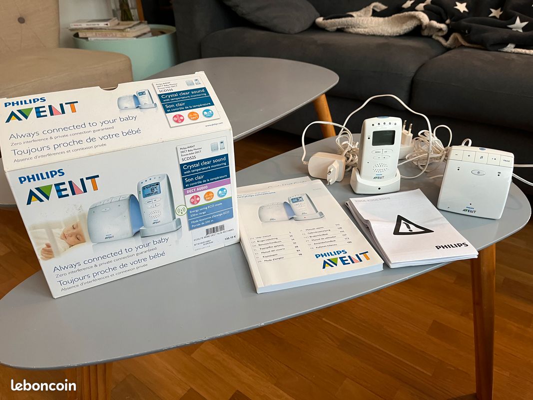 Ecoute bébé Philips AVENT SCD525 Équipement bébé