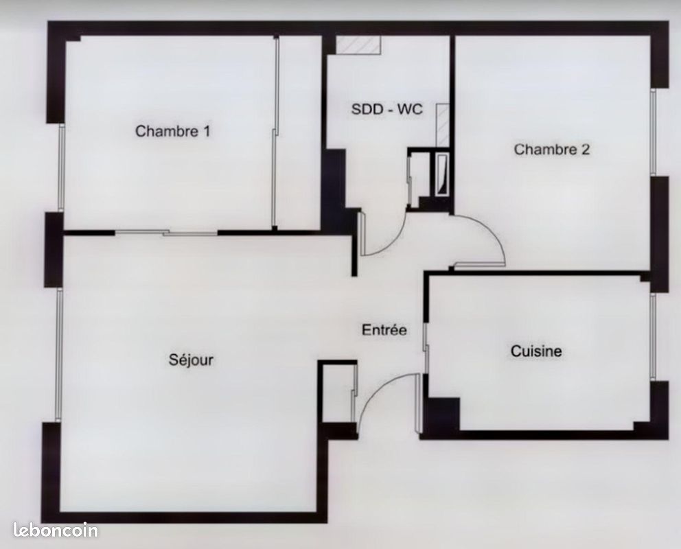 Appartement 3 pièces 50 m² · à Versailles · 50 m² · 1 290 €/mois