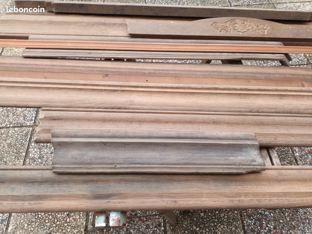 Lot de corniches en bois chene (image 8)