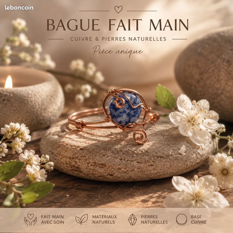 Bracelet cuivre fait main (image 2)