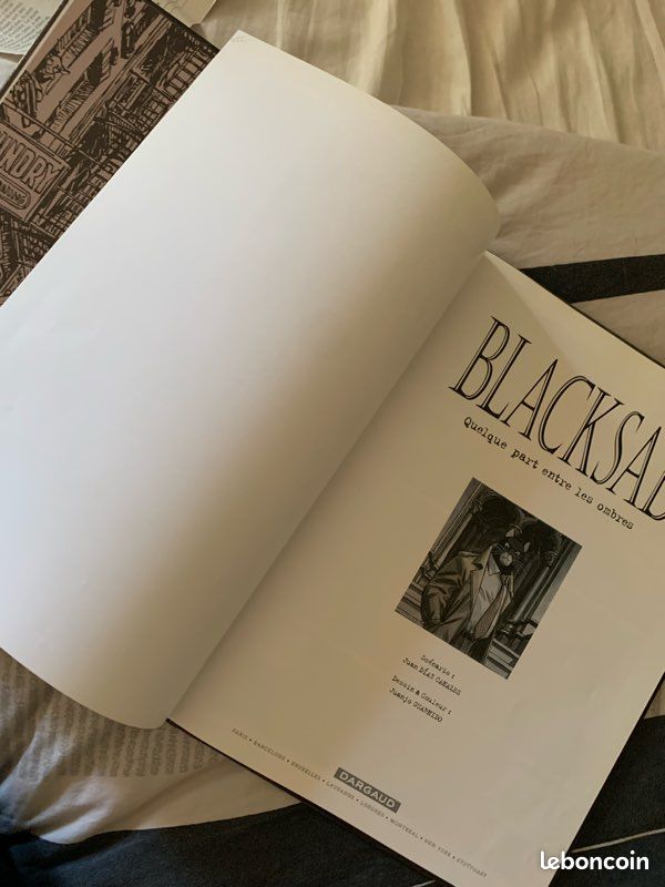 Blacksad – Tome 1 : Quelque part entre les ombres – Édition originale – Premier tirage (2000) + article de presse d’époque (image 10)