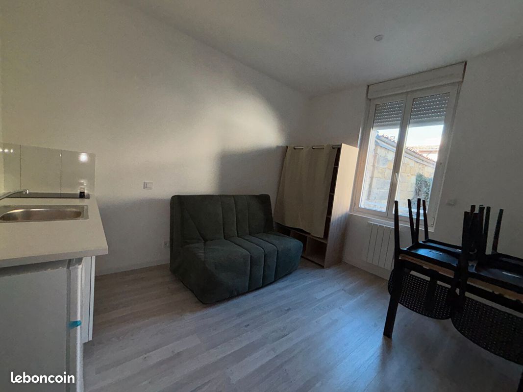 Appartement 1 pièce 19 m² · à Bordeaux · 19 m² · 480 €/mois