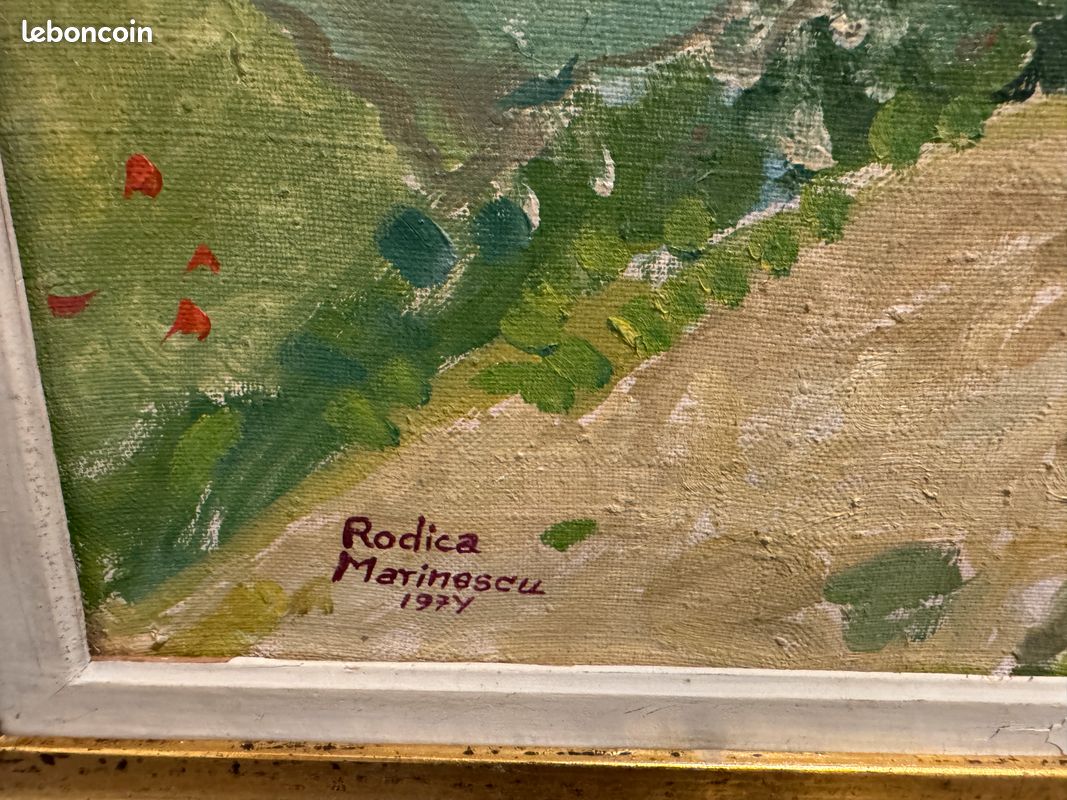 Peinture rodica marinescu (1937-) - paysage anime (image 5)