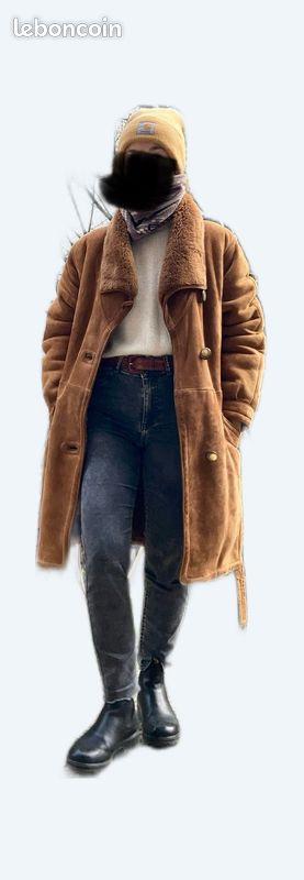 Magnifique shearling vintage (image 1)