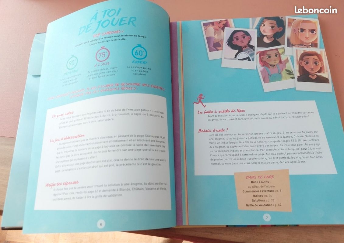 Livres jeunesse Elles "escape game" (image 3)
