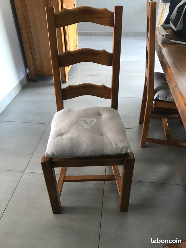 Chaise chêne en bois (image 2)