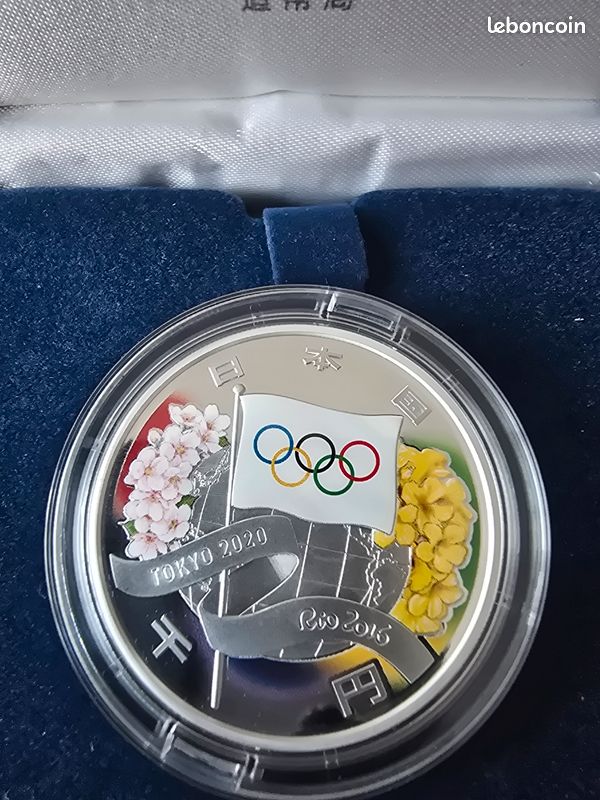 Pièce commémorative en or pour les Jeux olympiques de Tokyo 2020 Japon