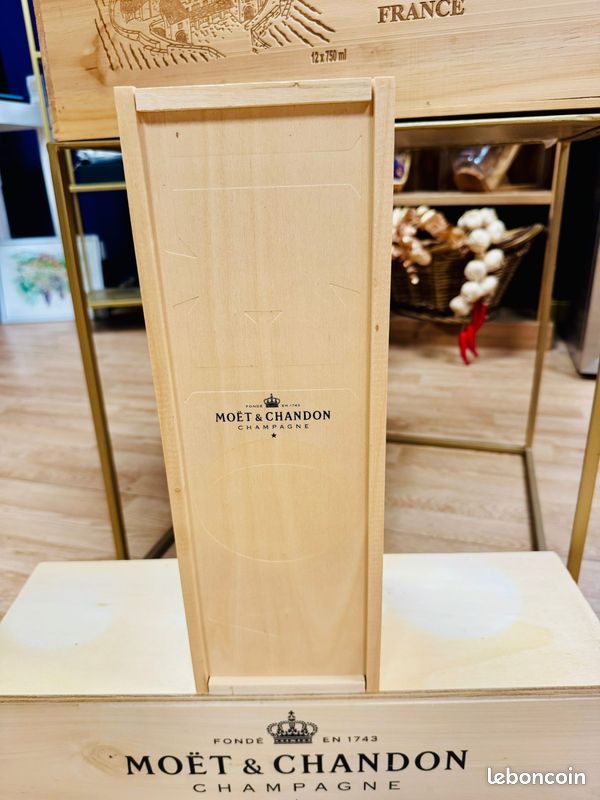 Caisses en bois de vin et champagne – parfaites pour déco ou rangement (image 6)