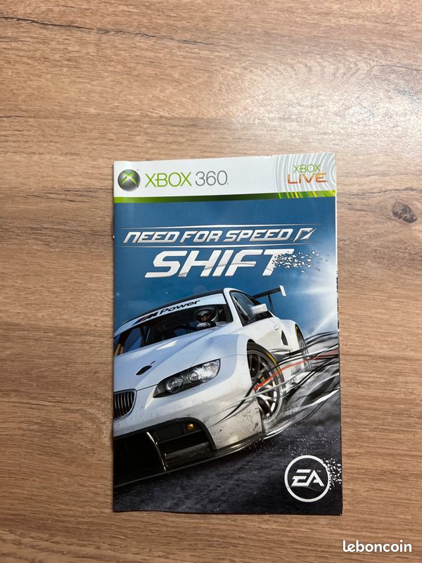 Jeu Need For Speed Shift - Version FR Complète Xbox 360 - Très Bon état