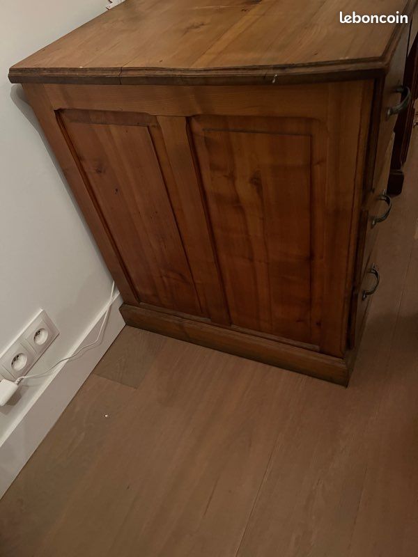 Bureau vintage bois massif (image 5)