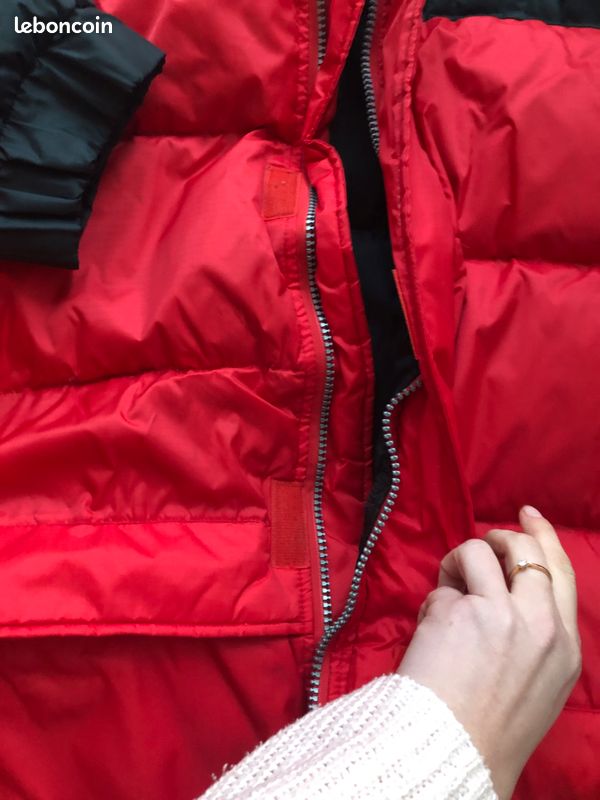 Doudoune rouge et noire homme XL (image 4)