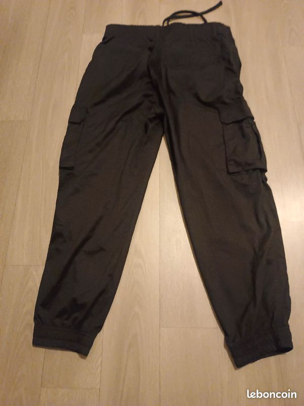 Pantalon noir baggy Zara Vêtements