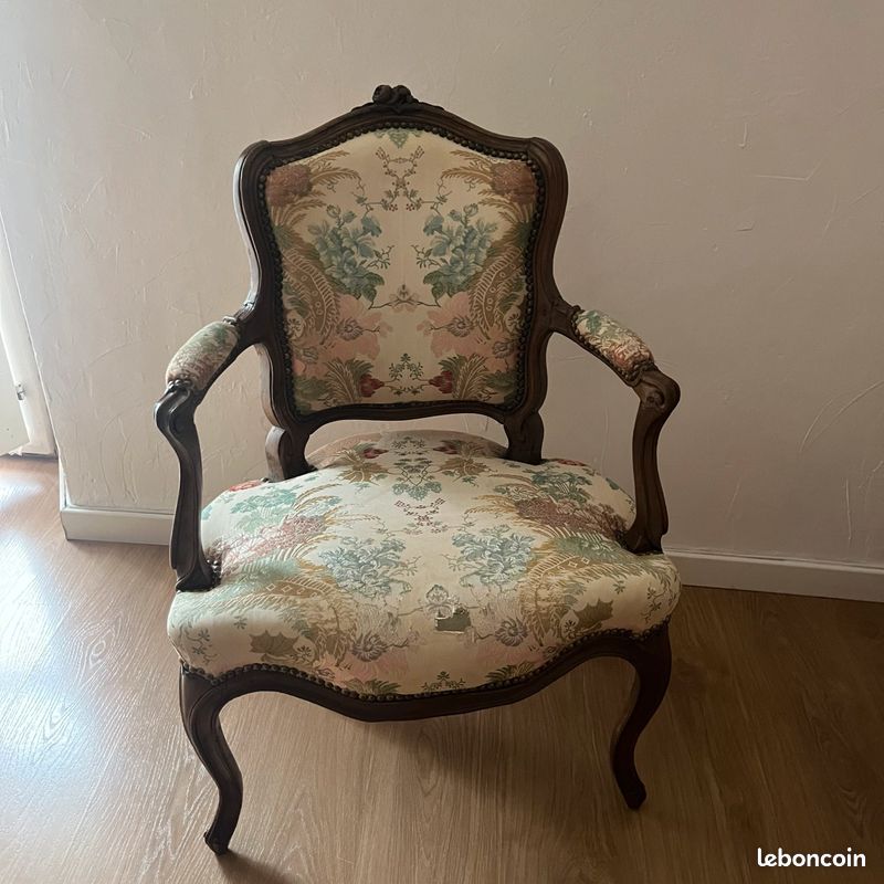 Fauteuile ancien bois (image 3)