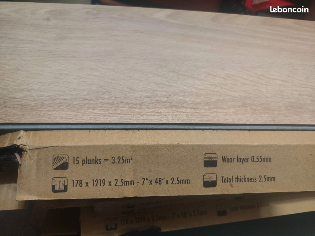 Vinyle parquet neuf à coller (image 6)