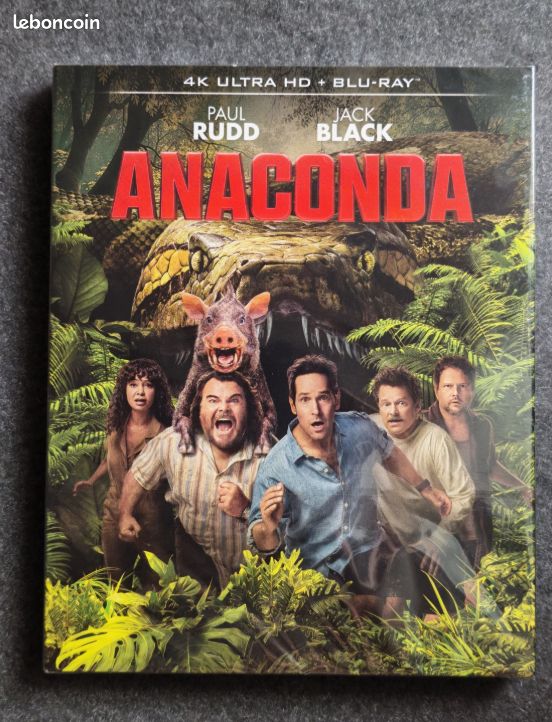 🎬 Anaconda (2025) 4K Ultra HD + Blu-ray Steelbook Édition Limitée Neuf Sous Blister VF (image 1)