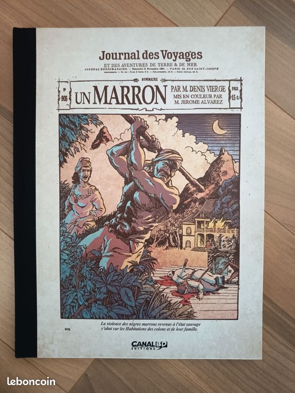 Bd dédicace de Denis Vierge sur un marron édition canal bd (image 3)