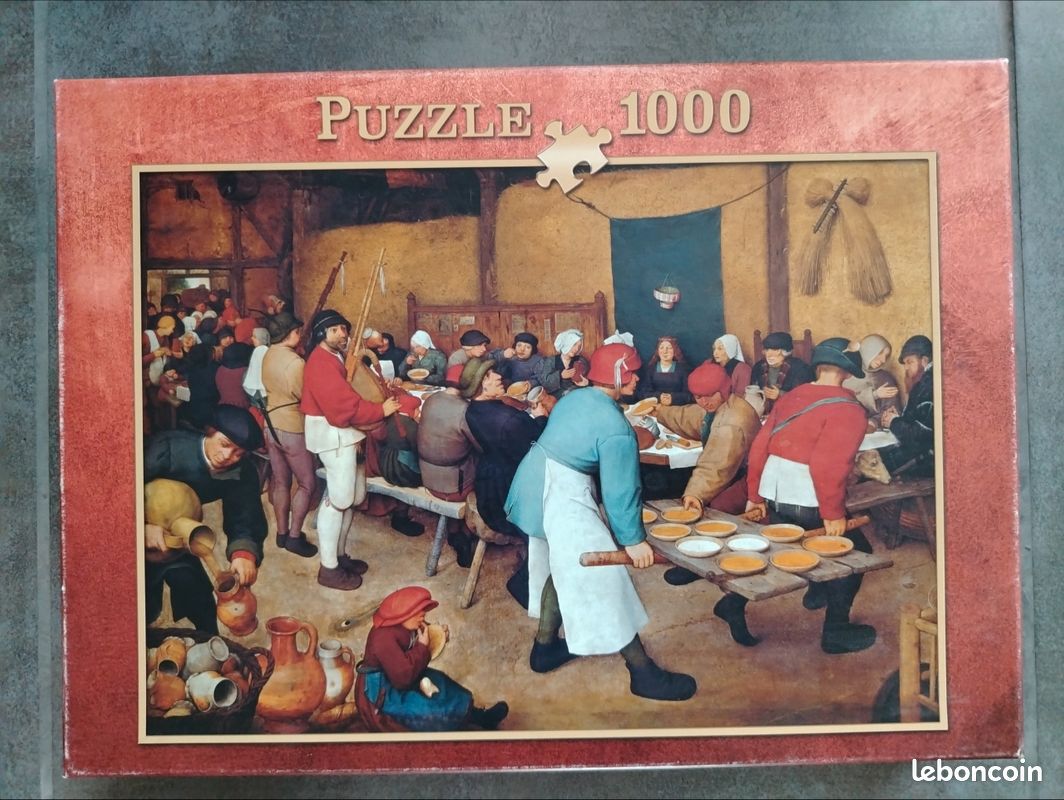 Puzzle 1000 pièces Le repas de noces du peintre Pieter Brueghel (image 3)