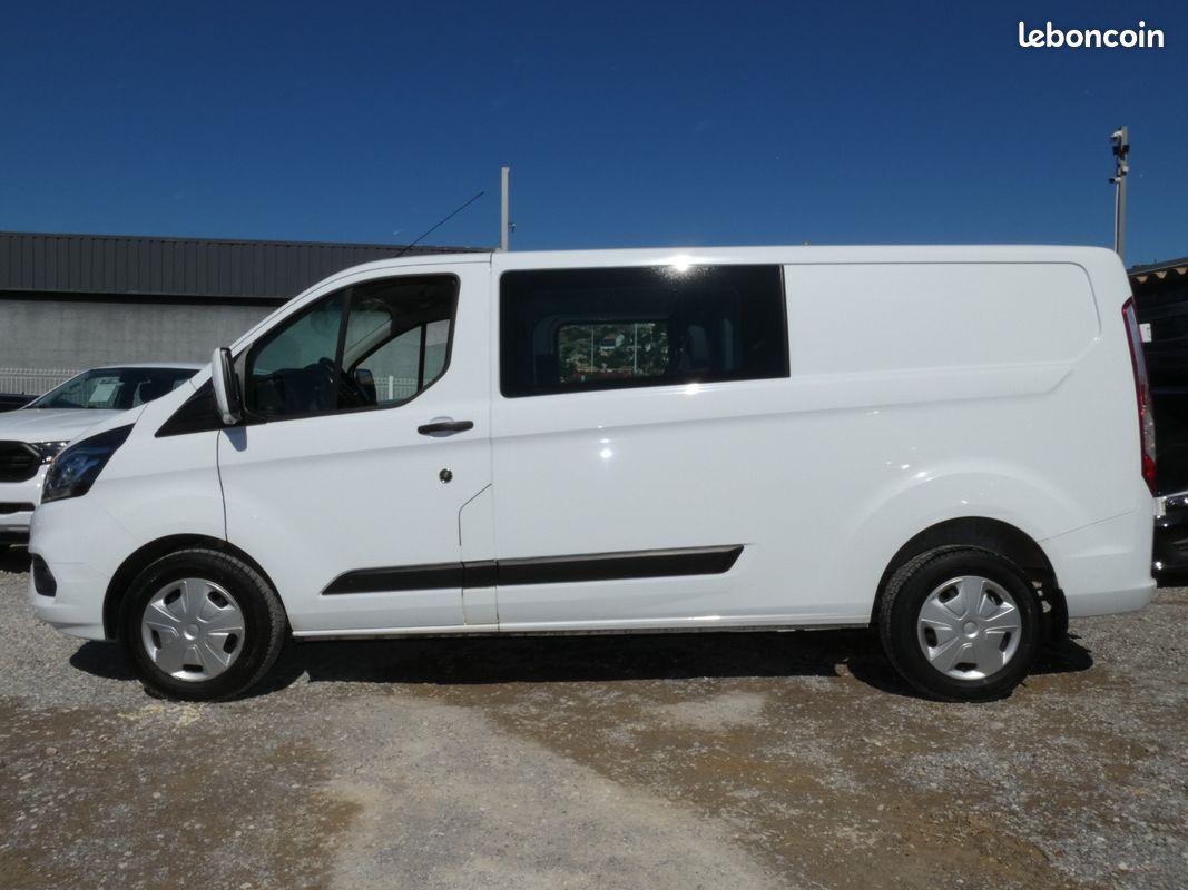 Ford transit custom cabine approfondie l2h1 2.0 ecoblue 130 trend business ( attelage ) tva recuperable (image 3)