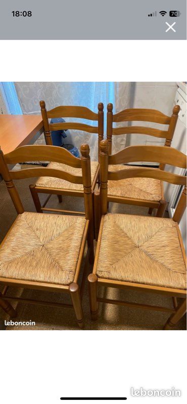 Vend 4 chaises (image 1)