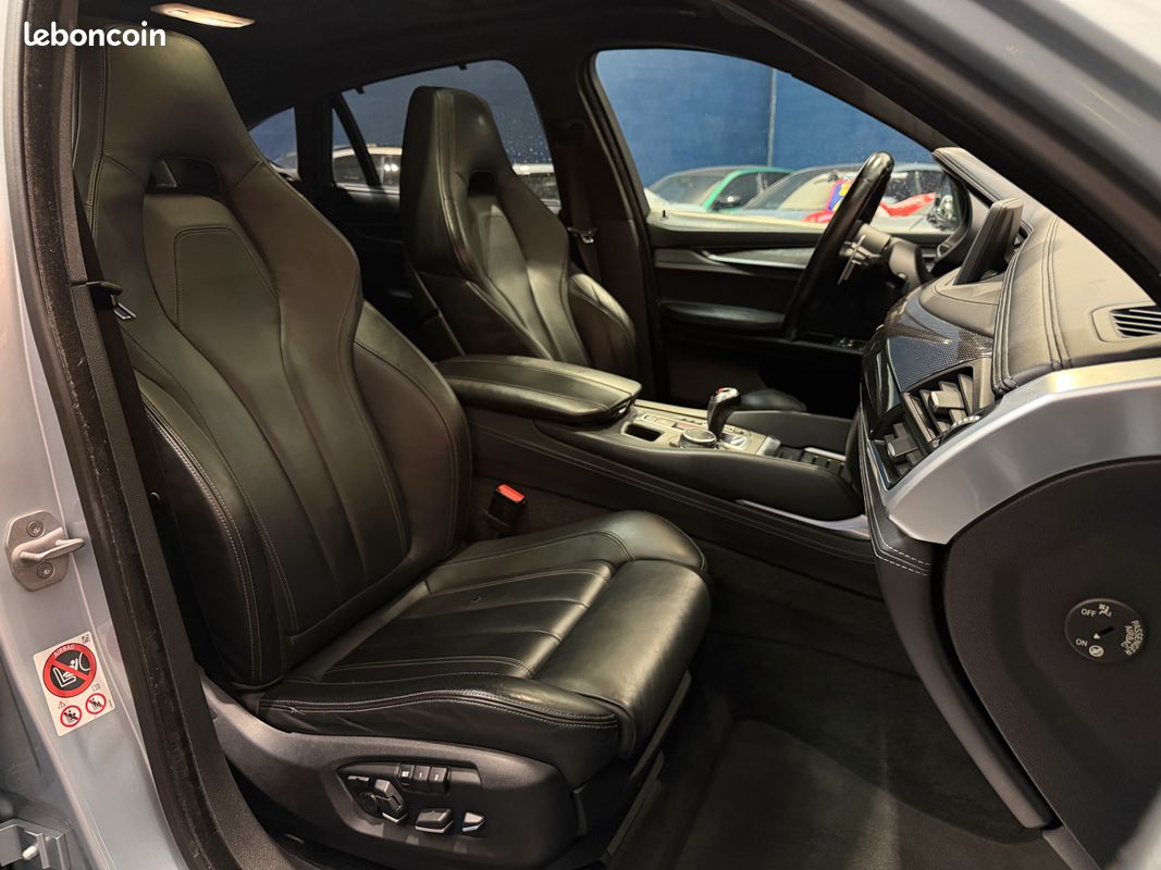 BMW X6 M 575ch BVA8 4.4 XDRIVE ( X6M ) - CARBONE / H&K / LASER / HUD - IMMAT FRANCAISE (image 11)