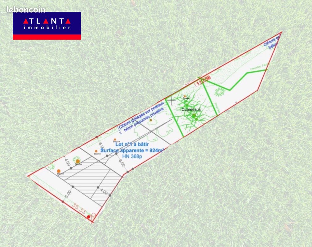 Terrain 921 m² · à Saint-Nazaire · 921 m² · 149 500 €