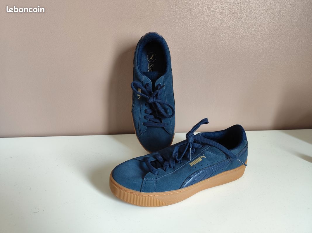 Chaussure Puma Vikky Bleu Puma Vikky V2 Forever Chaussures Bleu