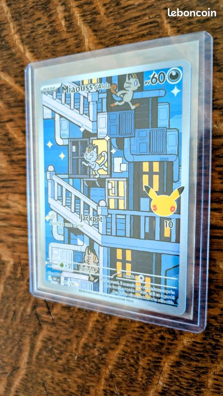 Carte Miaouss d'Alola Pokémon 30 ans (image 2)