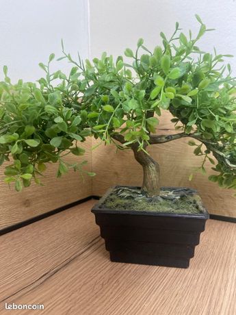 Magnifique Atmosphera Bonsaï artificiel H.80 cm avec un cache pot - Décoration
