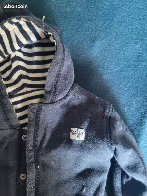 Veste bébé réversible 3 mois (image 2)
