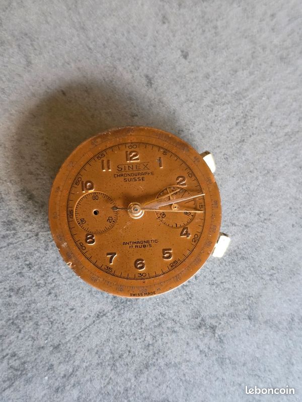 Mouvement de Montre Suisse Mécanique à réviser ou pour Pièces (9-39/4