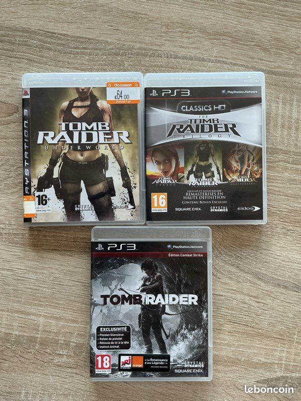 Jeu Tomb Raider PS3 – 2013 – Action Aventure – Très Bon état – PAL
