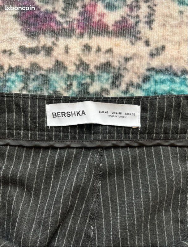 Pantalon rayures Bershka (image 3)