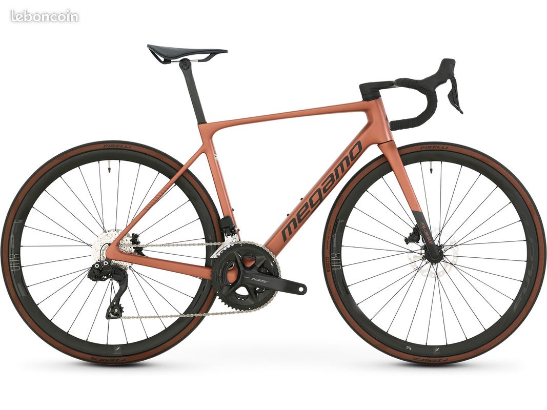 Vélo de course carbone Megamo Raise 15 (SL) brown - 12v 105 Di2 2026 Couleur - Marron, Taille - S (image 1)