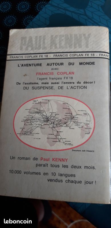 Coplan dans la fournaise - N°707- Paul Kenny- Fleuve noir 1968 - 250 pages / C1260 (image 2)