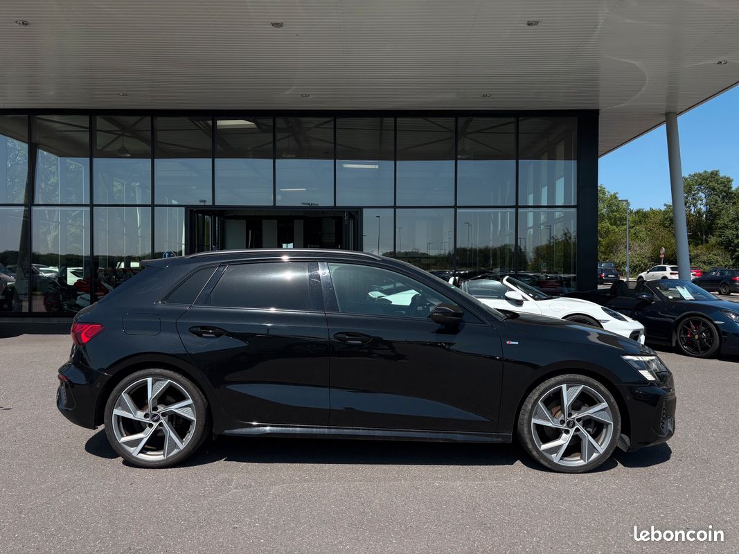 A3 Sportback 150CH S Line Garantie 6 ans Suivi complet Audi Carplay Sièges chauffants Matrix Keyless GPS ACC 19P 419/mois (image 3)