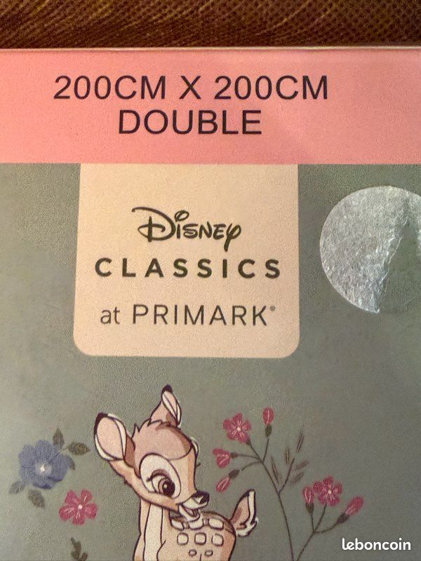 Parure housse de couette Bambi neuve 200X200 (image 3)