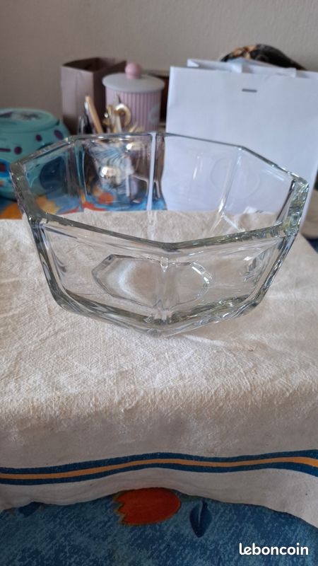 Coupe à fruits ancienne en cristal de sevres (image 1)