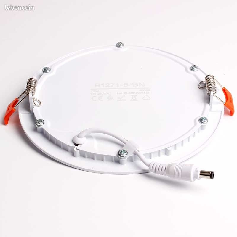 Pack De 3 Spots LED Encastrables YindaLux 12V 3W 4000K Blanc Neutre Dimmable Extra Plat
