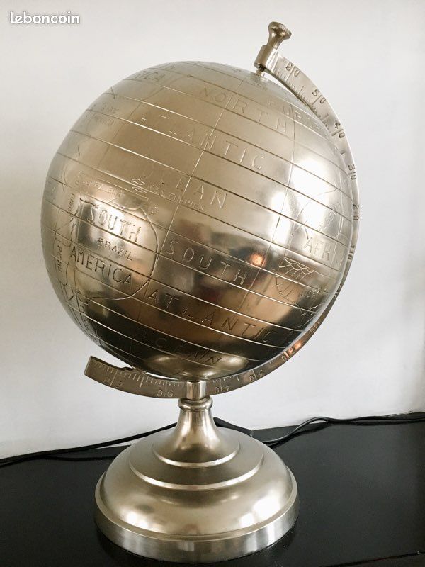 Superbe globe terrestre, pièce unique (image 3)