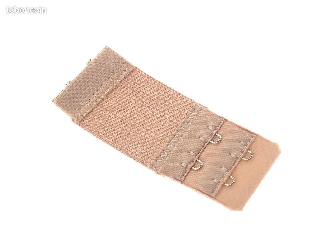 Rallonge De Soutien-gorge Grise - 2 Crochets - Extensible Taille Unique