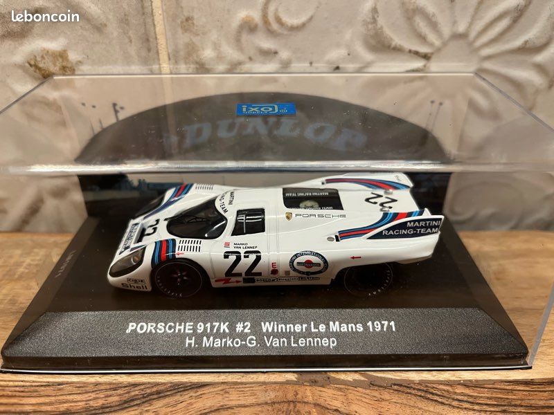 Die Cast 1/43 Modellino Auto Porsche 917 K Martini 24H Le Mans 1971 Lennep Cmr