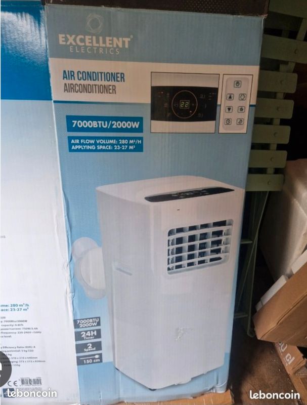 Kraftwerk Smart Climatiseur Mobile 10000BTU Blanc